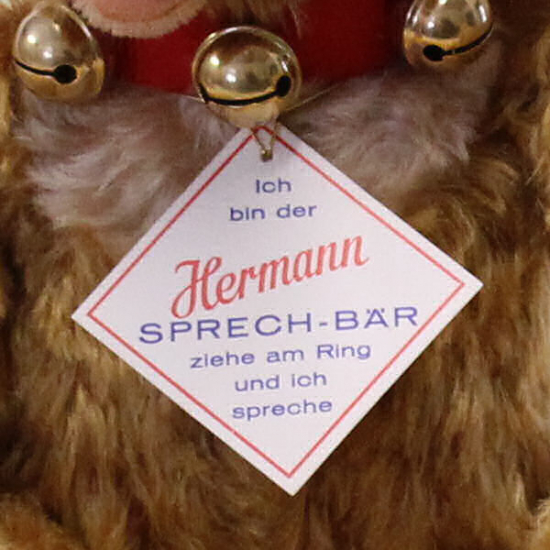 HERMANN Sprechbr Remake nach Modell-Vorlagen der HERMANN-Sprechbren von 1967 35 cm Teddybr von Hermann-Coburg