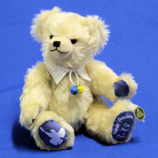 Kleiner Friedensbotschafter ?Give Peace a Chance? 33 cm Teddybr von Hermann-Coburg