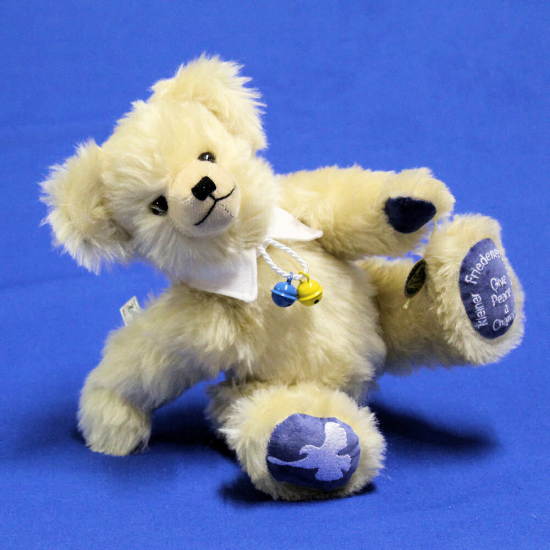 Kleiner Friedensbotschafter ?Give Peace a Chance? 33 cm Teddybr von Hermann-Coburg