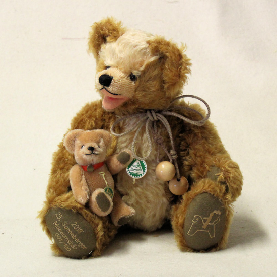 25. Sonneberger Museumsbr 2018 36 cm Teddybr von Hermann-Coburg