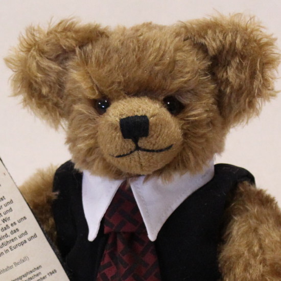 Konrad Adenauer Erster Bundeskanzler der Bundesrepublik Deutschland 1949 ? 1963 35 cm Teddybr von Hermann-Coburg