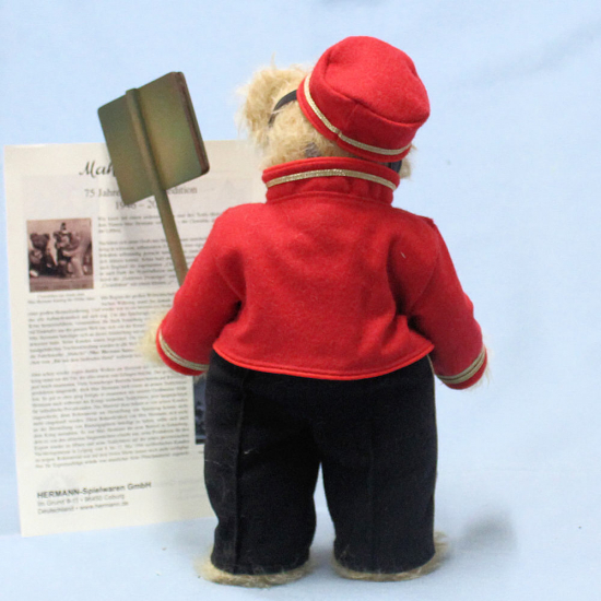 Maheso Liftboy Club-Edition 2021 35 cm Teddybr von Hermann-Coburg