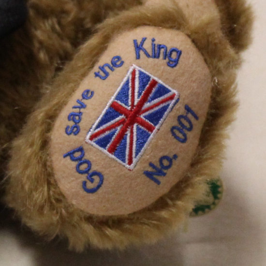 King Charles III. Proclamation Bear 35 cm Teddybr von Hermann-Coburg