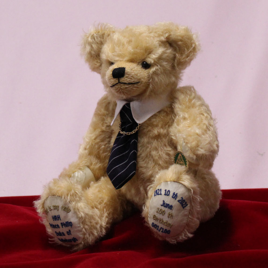 God is my help 10th June 1921 - 9th April 2021 in memory of HRH Prince Philip Duke of Edinburgh Commemorative Bear