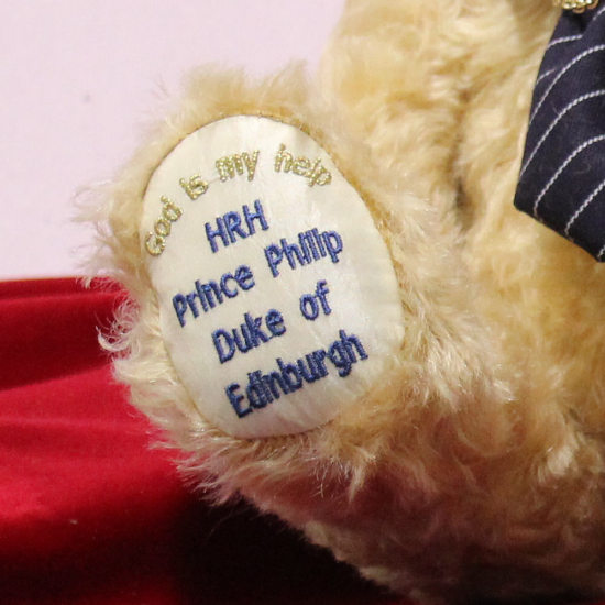 God is my help 10th June 1921 - 9th April 2021 in memory of HRH Prince Philip Duke of Edinburgh Commemorative Bear
