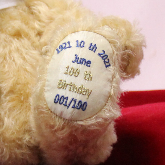 God is my help 10th June 1921 - 9th April 2021 in memory of HRH Prince Philip Duke of Edinburgh Commemorative Bear