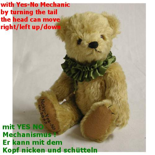 Nicky - Yes No Br 28 cm Teddybr von Hermann-Coburg