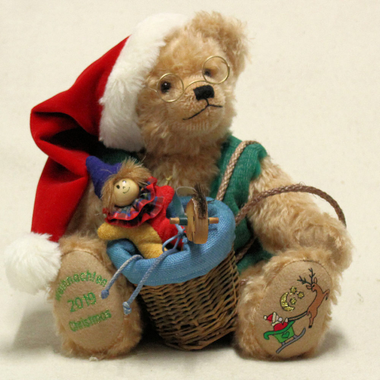 HERMANN Weihnachtsbr 2019 37 cm Teddybr von Hermann-Coburg