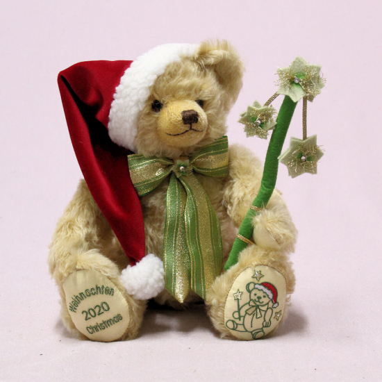 HERMANN Christmas Bear 2020 cm Teddy Bear by Hermann-Coburg