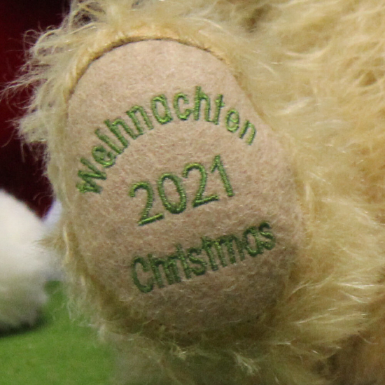HERMANN-Weihnachtsb�r 2021 34 cm Teddyb�r von Hermann-Coburg