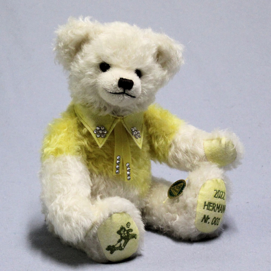 HERMANN Jahresbär 2022 „Kleiner Sonnenschein“ 34 cm Teddybr von Hermann-Coburg