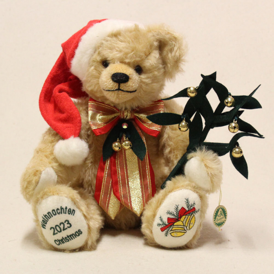 HERMANN Weihnachtsbr 2023 37 cm Teddybr von Hermann-Coburg