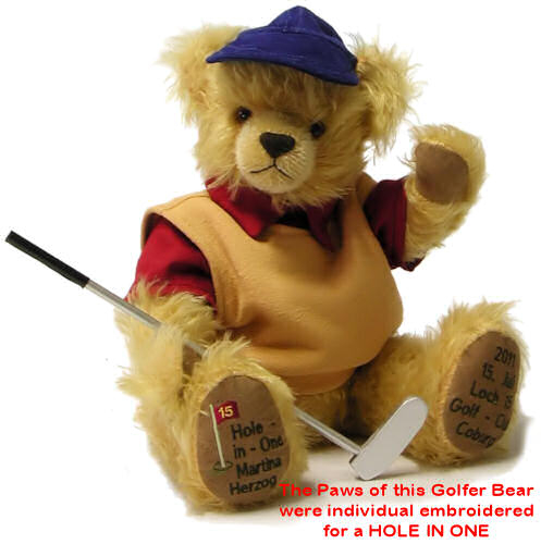 Golfer Individual Br 36 cm Teddybr von Hermann-Coburg