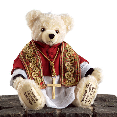 Papst Benedikt XVI 42 cm Teddybär von Hermann-Coburg