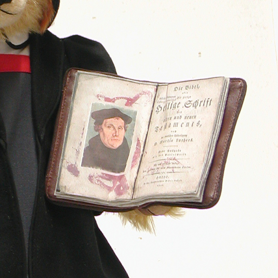 Reformationsteddy Dr. Martin Luther 40 cm Teddybr von Hermann-Coburg
