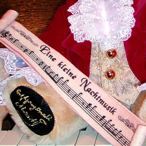 Wolfgang Amadeus Mozart 35 cm Teddybr von Hermann-Coburg