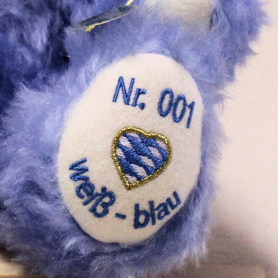 Sweet Bavarian-Girl wei-blau 36 cm Teddybr von Hermann-Coburg