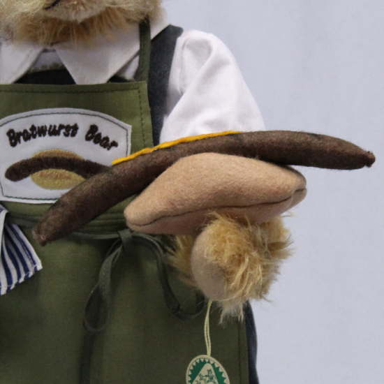 Der Bratwurst Brater 37 cm Teddybr von Hermann-Coburg