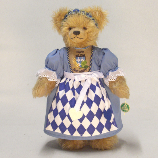 Bayerische Bierknigin 37 cm Teddybr von Hermann-Coburg