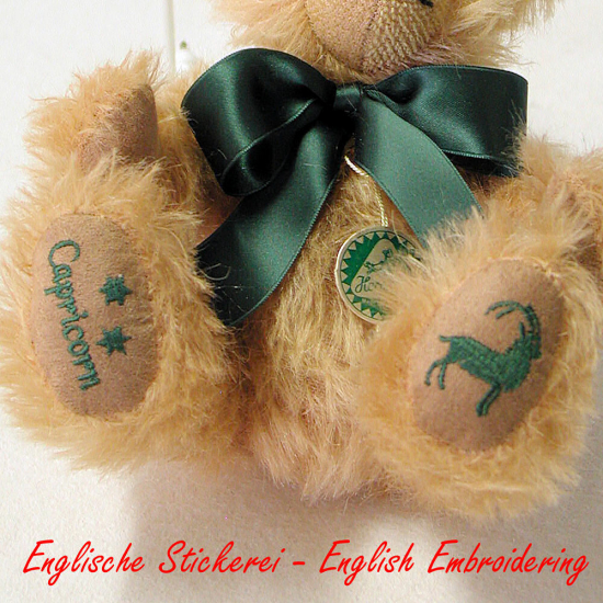 Steinbock / CapricornSternzeichen Teddybr 23 cm Teddybr von Hermann-Coburg