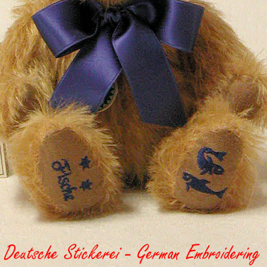 Fische / PiscesSternzeichen Teddybr 23 cm Teddybr von Hermann-Coburg