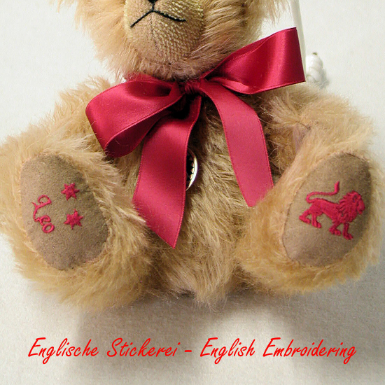 Lwe / LeoSternzeichen Teddybr 23 cm Teddybr von Hermann-Coburg