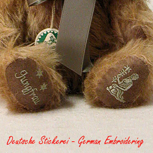 Jungfrau / VirgoSternzeichen Teddybr 23 cm Teddybr von Hermann-Coburg
