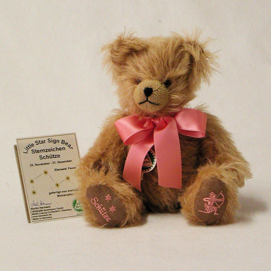 Schtze / SagittariusSternzeichen Teddybr 23 cm Teddybr von Hermann-Coburg