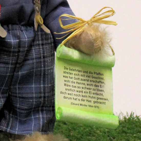 Lmmel  Ein Hasen-Junge mit Poesie 32 cm Teddybr von Hermann-Coburg
