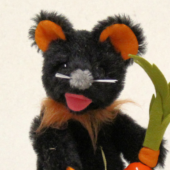 Eine kleine Halloween Maus 19 cm Teddybr von Hermann-Coburg