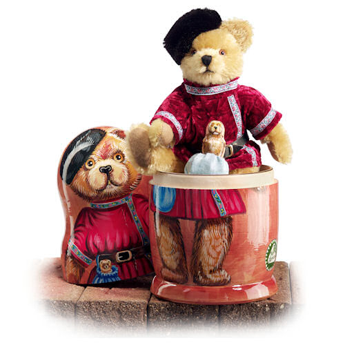 HERMANN Matryoshka Bear 27 cm Teddybr von Hermann-Coburg