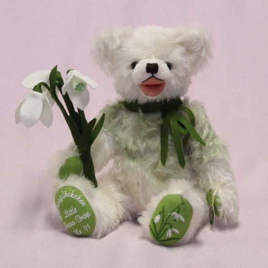 Kleines Schneegckchen 34 cm Teddybr von Hermann-Coburg