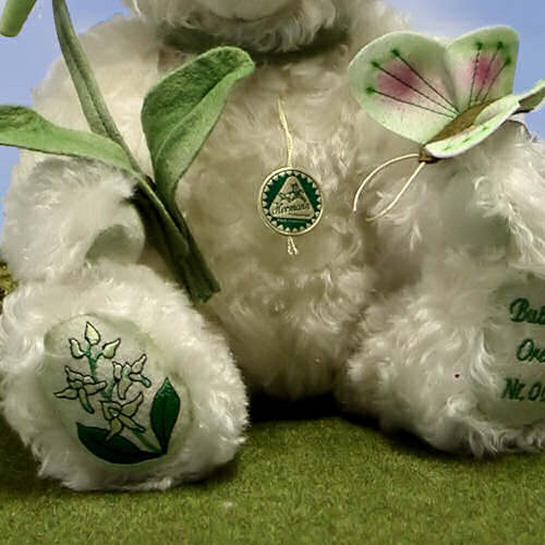 Butterfly Orchid - Waldhyazinthe 37 cm Teddybr von Hermann-Coburg