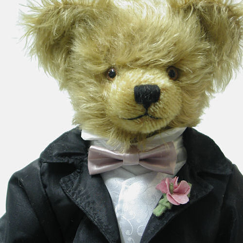 Hochzeitsbr - Brutigam 37 cm Teddybr von Hermann-Coburg