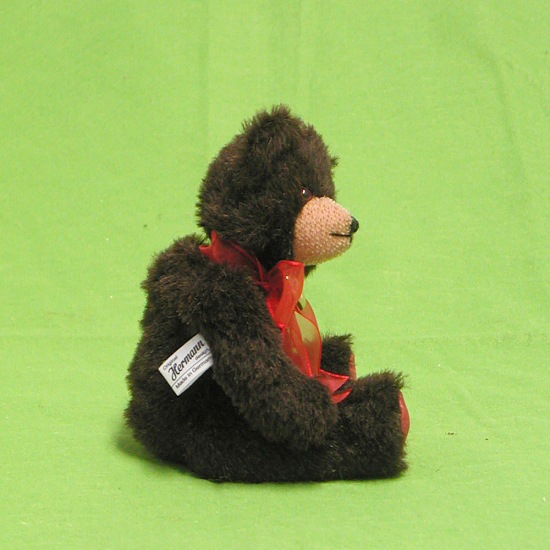 Kleiner Br mit goldenem Herz 19 cm Teddybr von Hermann-Coburg