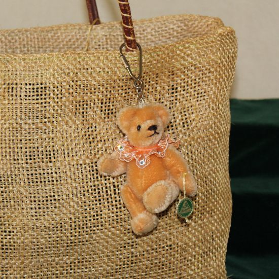 Miniatur-Mohair-Teddy Piccolo - Taschenanhnger 2019 11 cm Teddybr von Hermann-Coburg