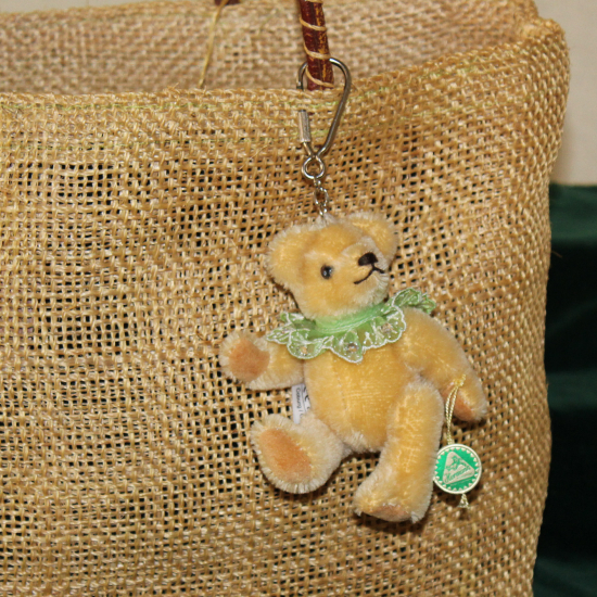 Miniatur-Mohair-Teddy Piccolo - Taschenanhnger 2019 11 cm Teddybr von Hermann-Coburg