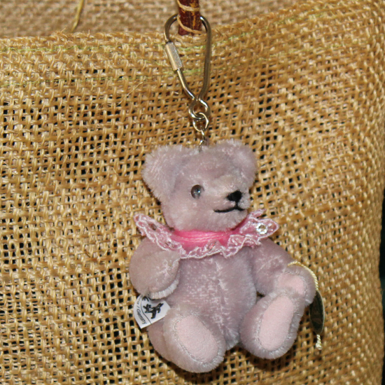 Teddy-Pendant 2019 Miniature- Mohair-Teddy Piccolo 11 cm Teddy Bear by Hermann-Coburg