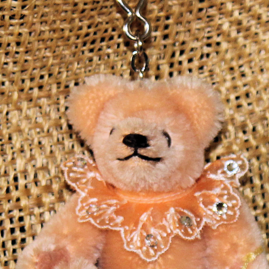 Miniatur-Mohair-Teddy Piccolo - Taschenanhnger 2019 11 cm Teddybr von Hermann-Coburg
