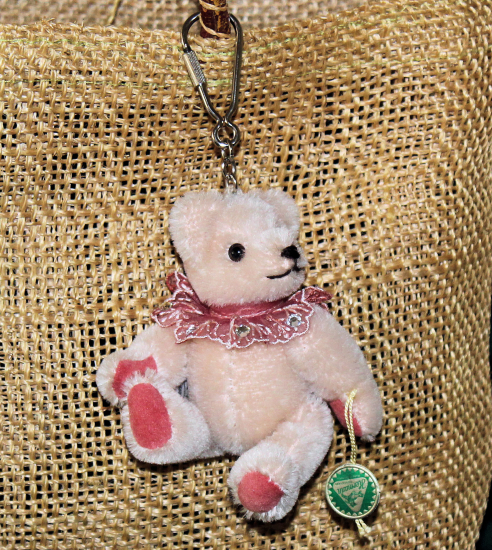 Miniatur-Mohair-Teddy Piccolo - Taschenanhnger 2019 11 cm Teddybr von Hermann-Coburg