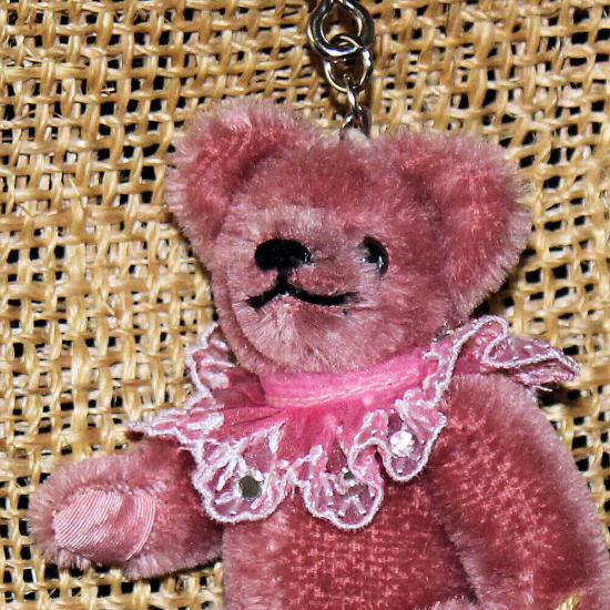Miniatur-Mohair-Teddy Piccolo - Taschenanhnger 2019 11 cm Teddybr von Hermann-Coburg