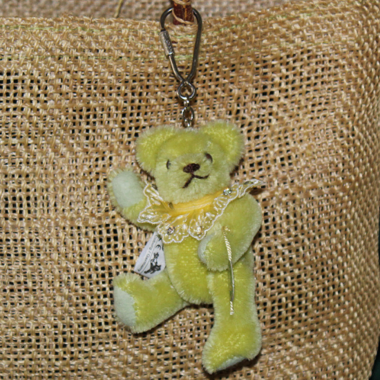 Miniatur-Mohair-Teddy Piccolo - Taschenanhnger 2019 11 cm Teddybr von Hermann-Coburg