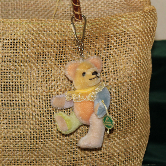 Miniatur-Mohair-Teddy Piccolo - Taschenanhnger 2019 11 cm Teddybr von Hermann-Coburg