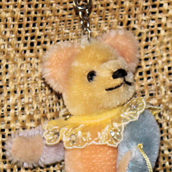 Miniatur-Mohair-Teddy Piccolo - Taschenanhnger 2019 11 cm Teddybr von Hermann-Coburg