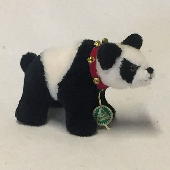 Classic Miniatur Panda Banana 12 cm Teddy Bear by Hermann-Coburg