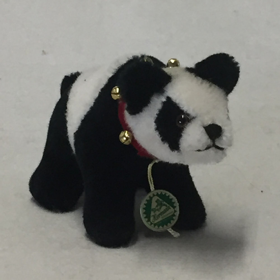 Classic Miniatur Panda Banana 12 cm Teddybr von Hermann-Coburg