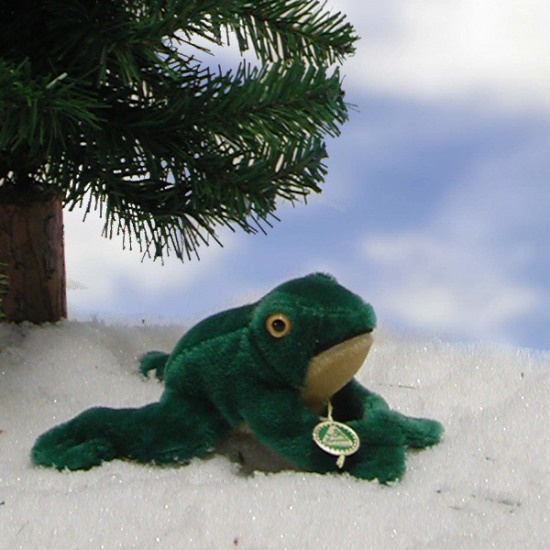 Fred the Frog der springede Miniatur Frosch 15 cm Teddybr von Hermann-Coburg