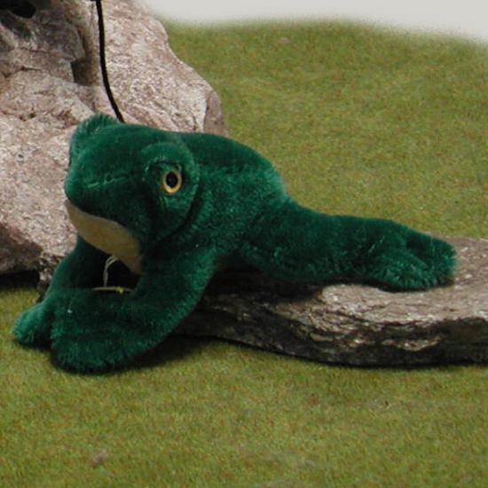 Fred the Frog der springede Miniatur Frosch 15 cm Teddybr von Hermann-Coburg