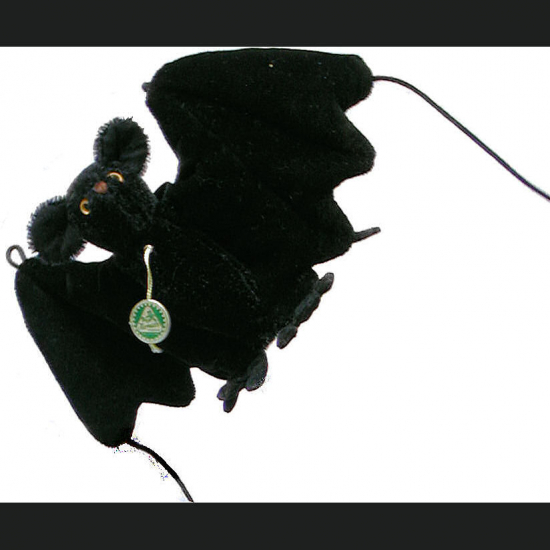 Vampi die kleine schwarze Fledermaus 11 cm Teddybr von Hermann-Coburg