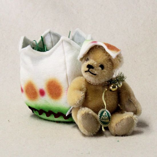 Eins, zwei, drei ? der Teddy schlpft aus dem Ei ? Teddy gelb 12 cm Teddybr von Hermann-Coburg